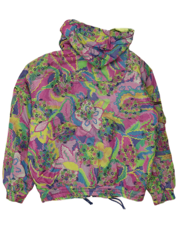 Silvy Veste de ski surdimensionnée à capuche pour femme EU 40 Medium Multicolore Floral