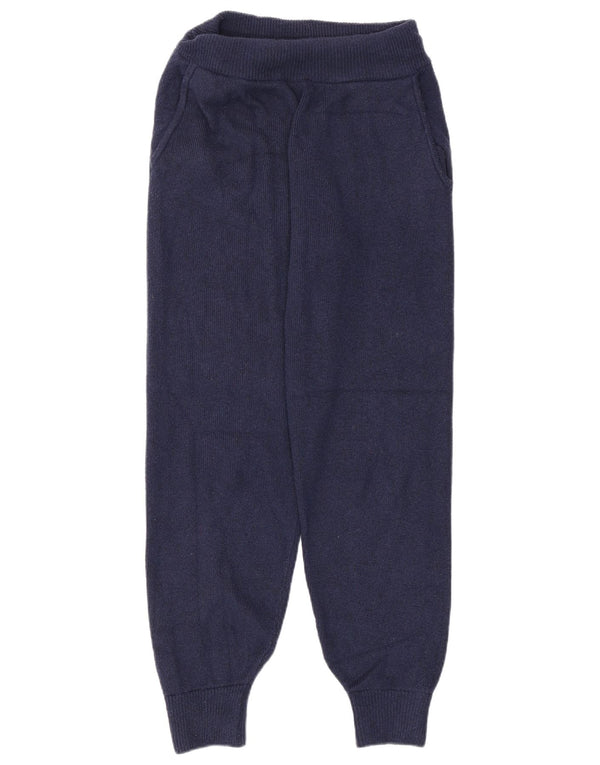 Jack Wills Pantalon de survêtement en tricot pour femme UK 10 Small Bleu marine