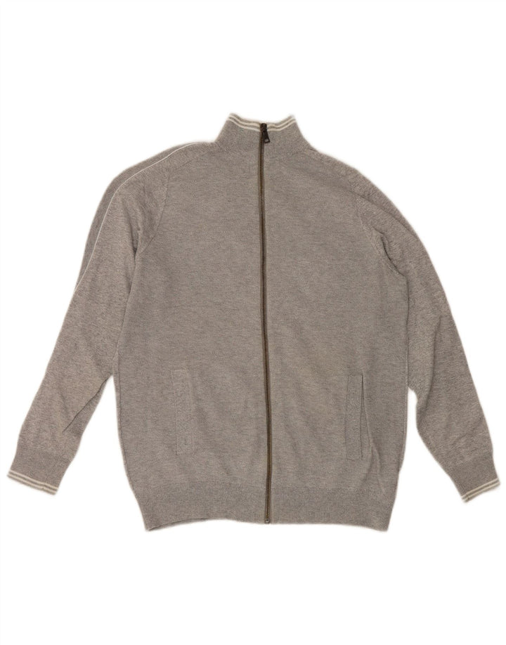 Marks & Spencer Veste de Survêtement Homme Gris Moyen Coton