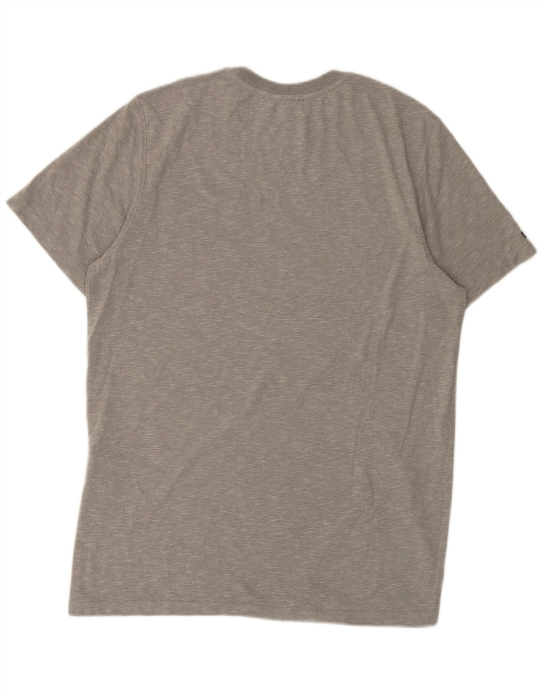 Superdry Homme T-Shirt Top Large Gris Moucheté Coton