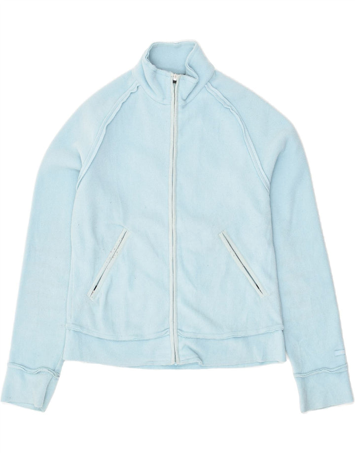 FILA Womens Fleece Jacket UK 10 Small  Blue Polyester | Vintage Fila | Thrift | Second-Hand Fila | Used Clothing | Messina Hembry 