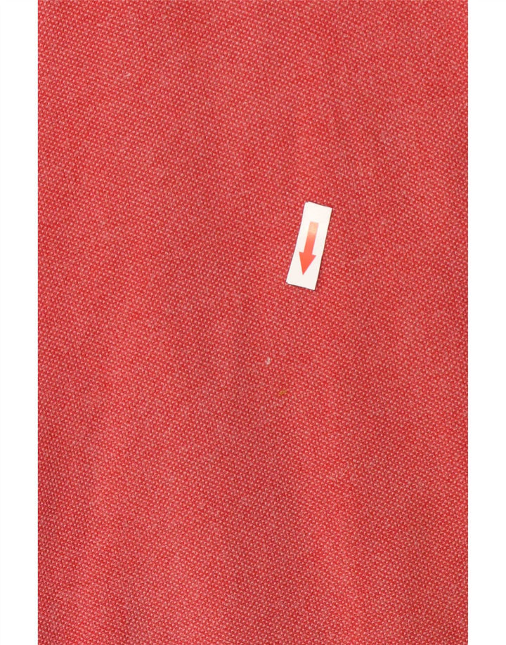 Fat Face Sweat-shirt graphique à col zippé pour hommes, petit coton rouge