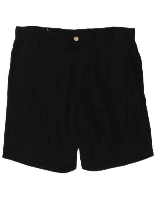 Zara Short Chino Homme EU 46 XL W36 Bleu Marine Lin