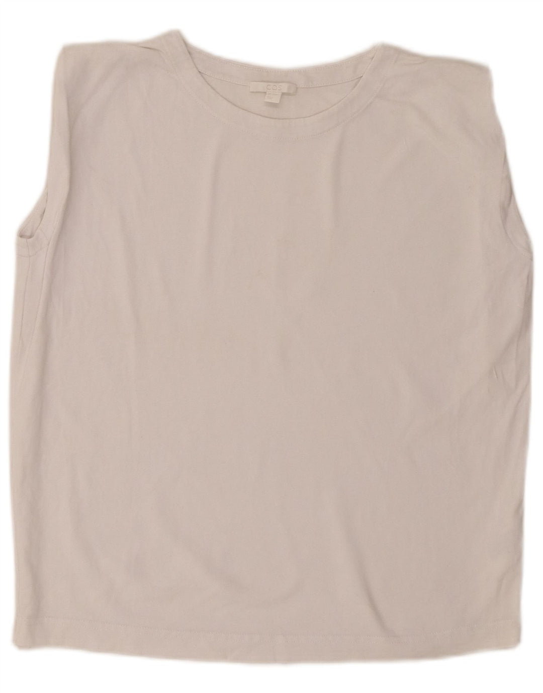 Cos Débardeur surdimensionné pour femme UK 6 XS Coton blanc