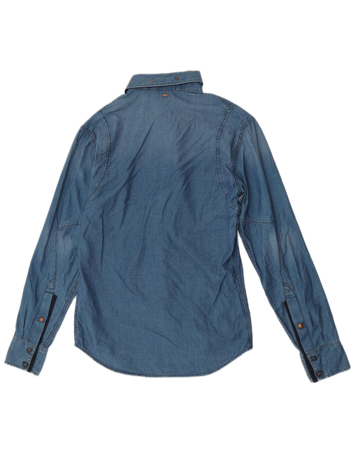 G-Star Chemise Homme Petit Bleu Coton