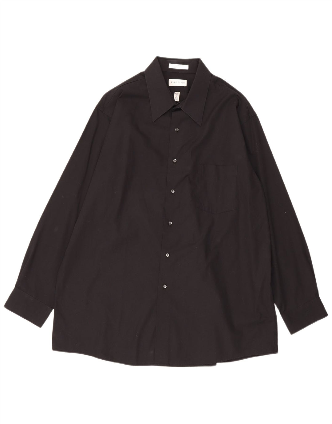 Van Heusen Chemise Homme Taille 17 XL Coton Noir