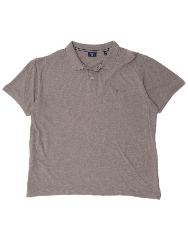 Gant Polo Homme 4XL Gris Moucheté Coton