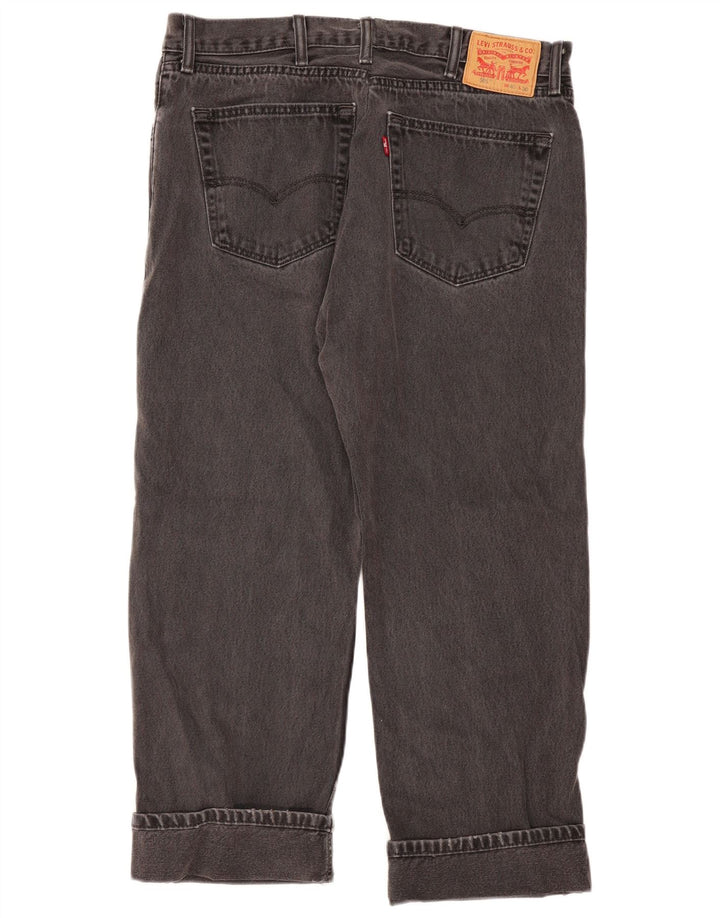Levi's Jean Droit 505 Femme W40 L26 Gris Coton