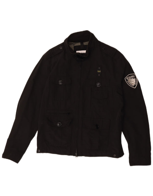 Blauer Veste utilitaire militaire pour homme UK 42 XL en coton noir
