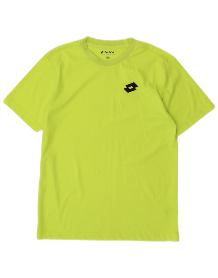 Lotto T-Shirt Homme Haut Petit Jaune Polyester