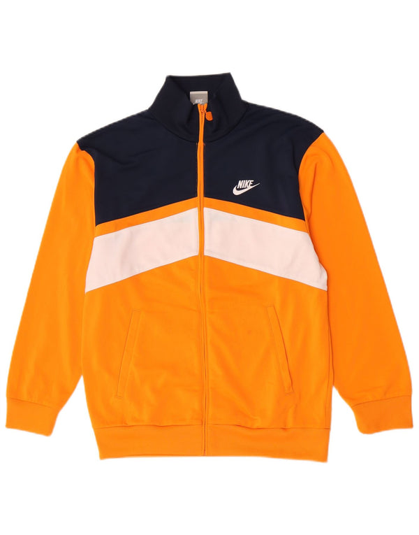 Veste de survêtement Nike Graphic pour garçon, 12-13 ans, Large, jaune, color block