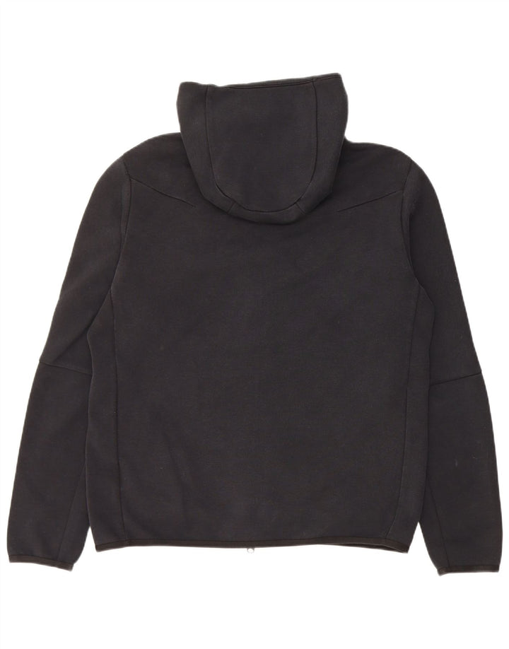 Nike Sweat à capuche zippé pour homme en coton noir moyen