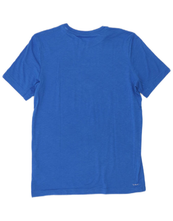 Adidas Garçons Climalite Graphic T-Shirt Top 13-14 ans Grand Bleu Polyester