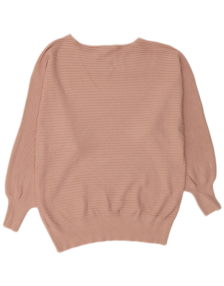 Phase Eight Pull col bateau pour femme UK 14 Viscose rose moyen
