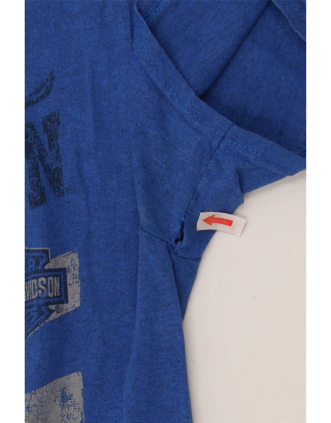 Harley Davidson T-shirt graphique pour homme Petite moto bleue
