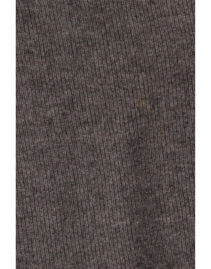 Massimo Dutti Pull Col Polo Homme Gris Moyen Laine