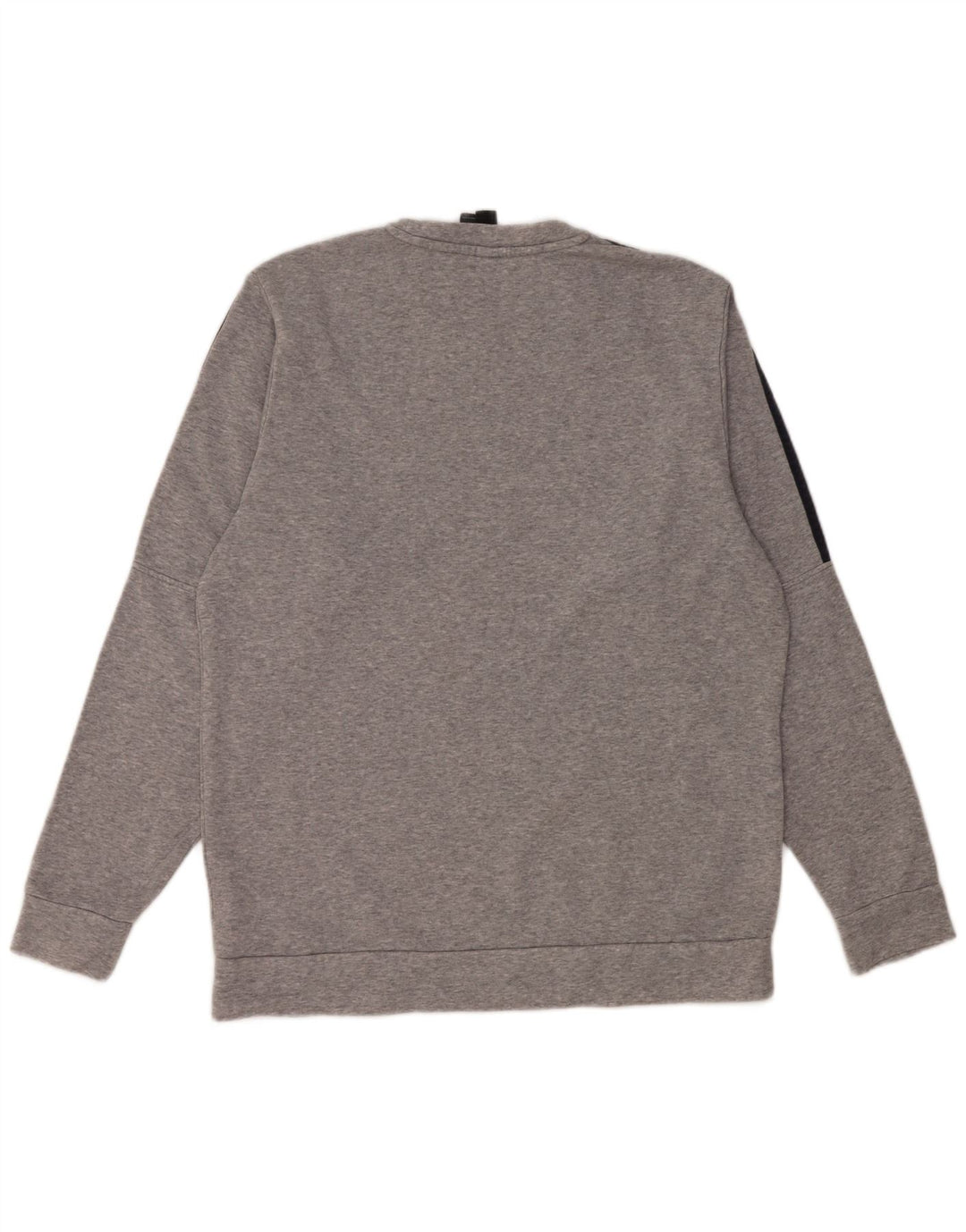 Adidas Sweat-shirt pour homme en coton moucheté Gris Large