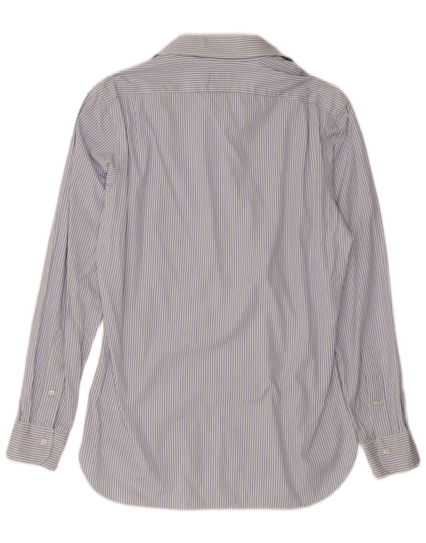 Polo Ralph Lauren Chemise homme Taille 15 1/2 Coton à fines rayures bleu moyen
