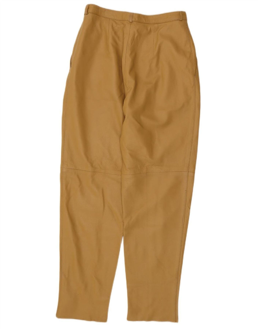 RAY MARJORY Pantalon en cuir chevillé pour femme IT 42 Medium W28 L30 Kaki