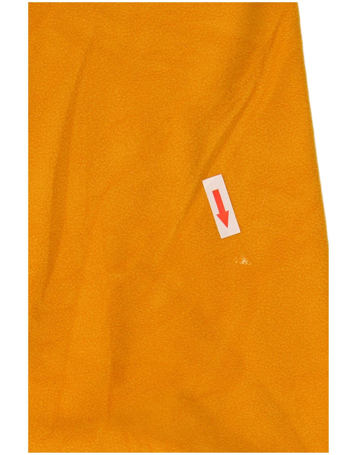 Think Pink Pull Polaire à Col Zippé Homme Large Jaune