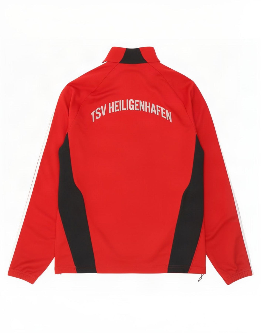 Adidas Haut de survêtement graphique pour homme UK 44/46 Large Rouge Colourblock