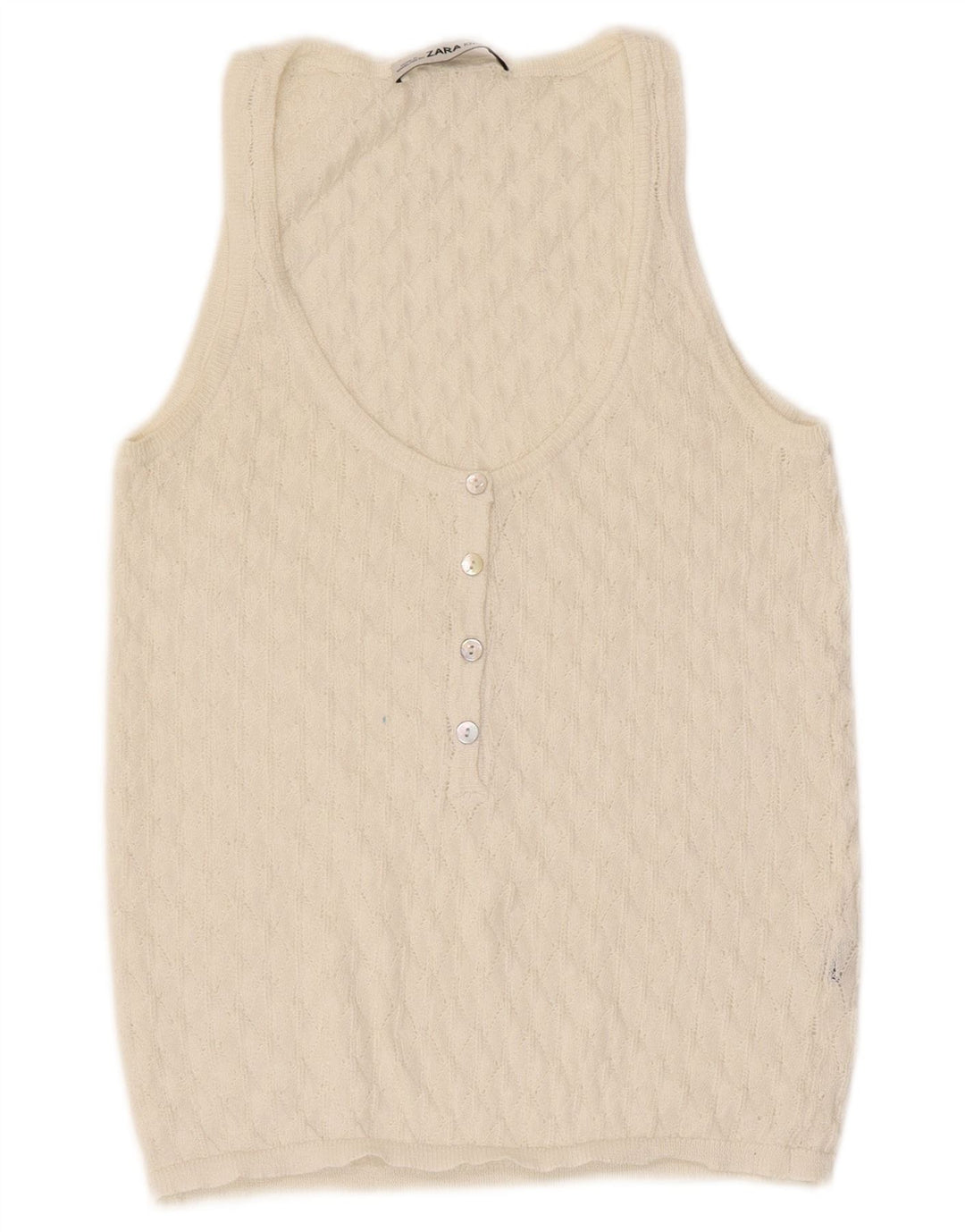 Zara Femme Débardeur UK 8 Petit Beige