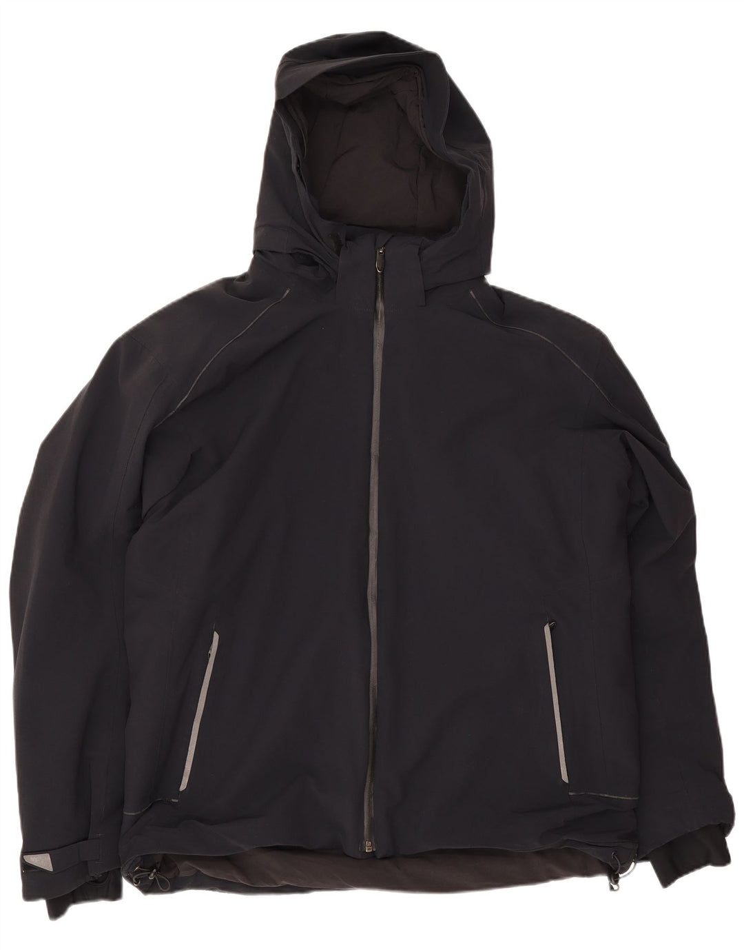 Vision Veste de pluie à capuche pour homme UK 40 Large Bleu marine Polyamide
