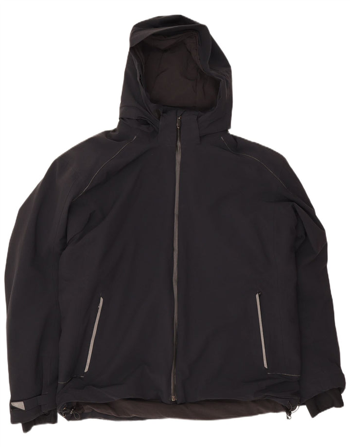 Vision Veste de pluie à capuche pour homme UK 40 Large Bleu marine Polyamide