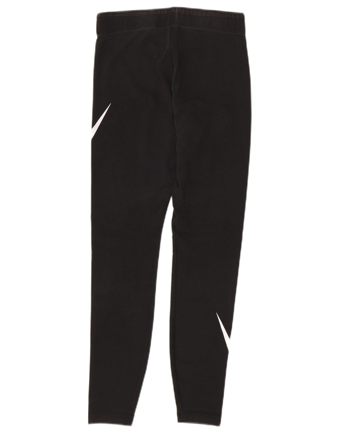 NIKE Leggings graphiques pour femmes UK 8 petit coton noir