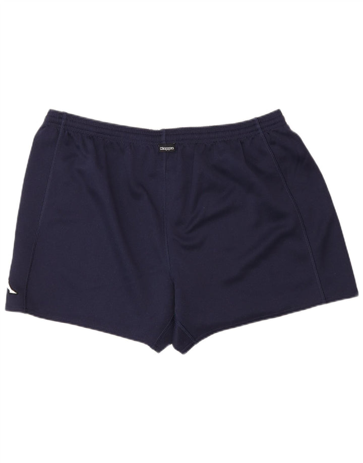 Kappa Short de sport homme grand bleu marine polyester
