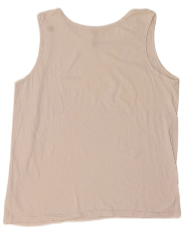 Kappa Débardeur Homme 2XL Blanc Coton