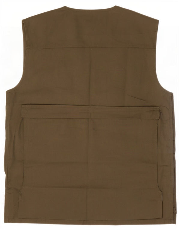 Gilet utilitaire vintage pour hommes IT 52 XL Kaki Polyester
