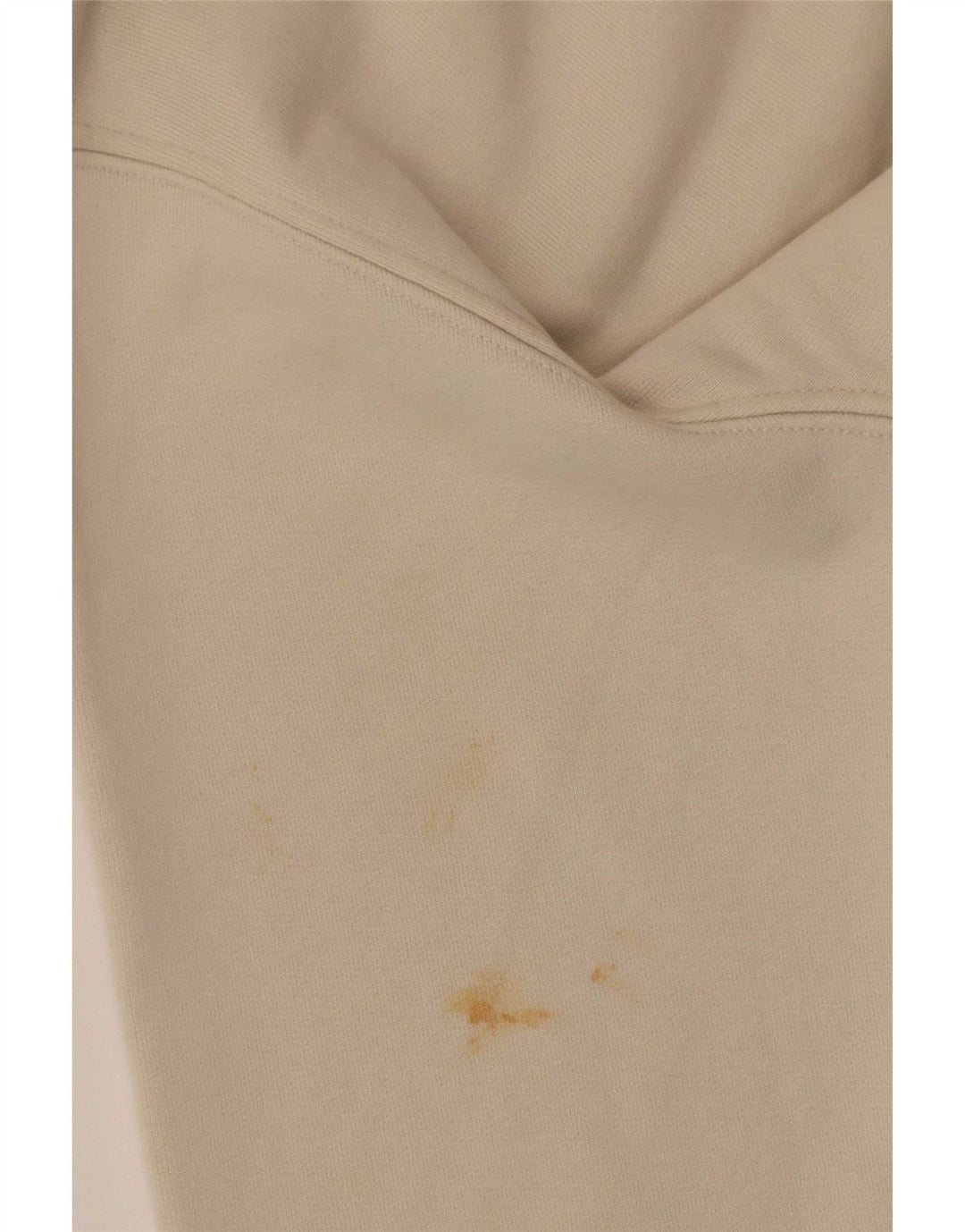 Zara Sweat-shirt à col zippé pour femme UK 14 Coton beige moyen