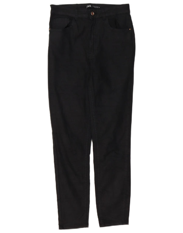 Zara Pantalon décontracté slim pour femme EU 40 Medium W30 L26 Noir