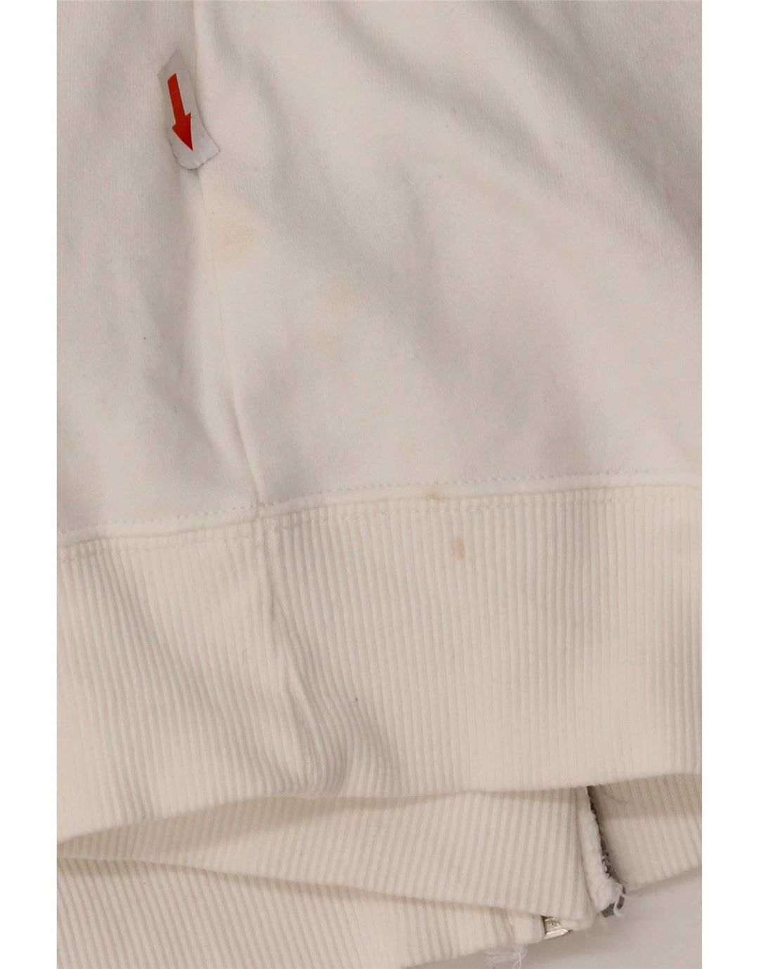 Nike Veste de survêtement graphique pour femme UK 14 en coton blanc moyen