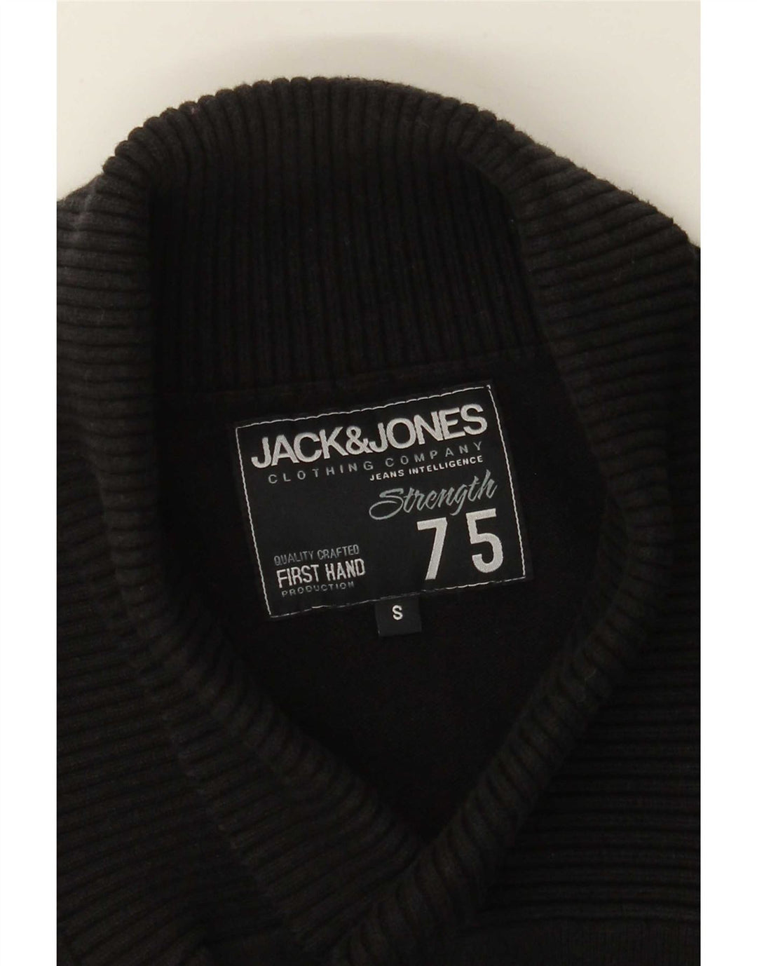 Jack & Jones Pull à col châle pour homme Petit Noir