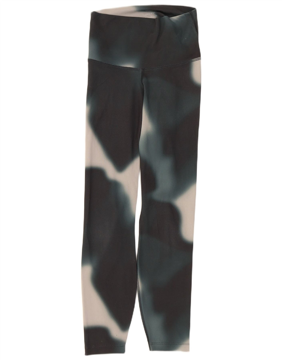 Nike Legging Dri Fit pour femme UK 10 Small Noir Tie Dye