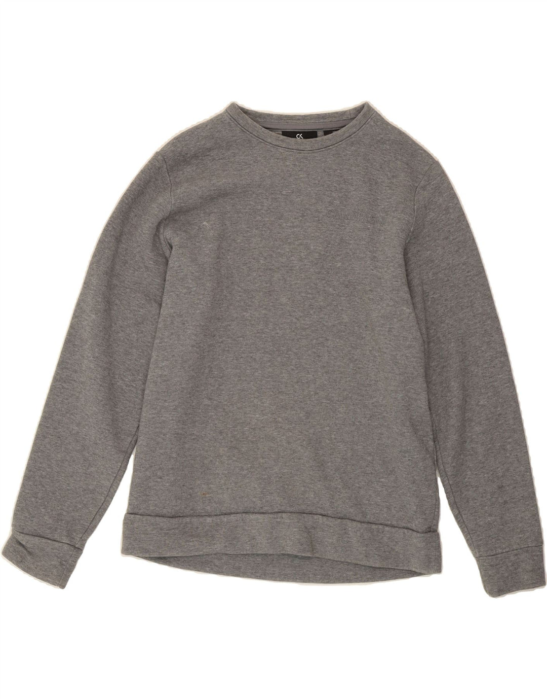 CALVIN KLEIN Mens Sweatshirt Jumper Medium Grey Cotton Vintage Calvin Klein and Second-Hand Calvin Klein from Messina Hembry 