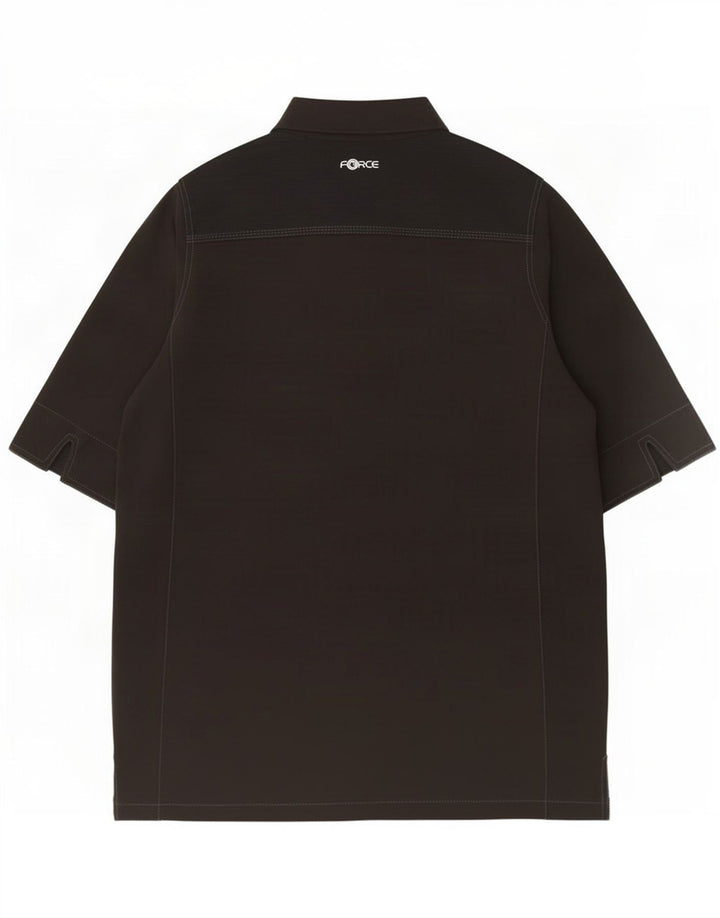 Carhartt Chemise à manches courtes pour homme Coupe moderne XL Noir Polyester