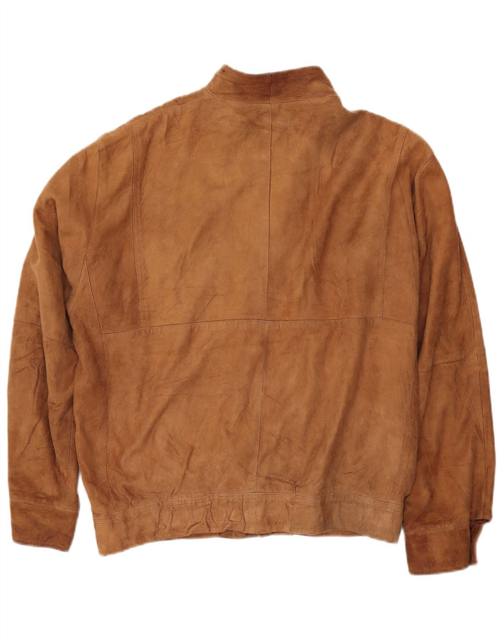 ESSEBI Veste en cuir homme EU 48 Cuir beige moyen