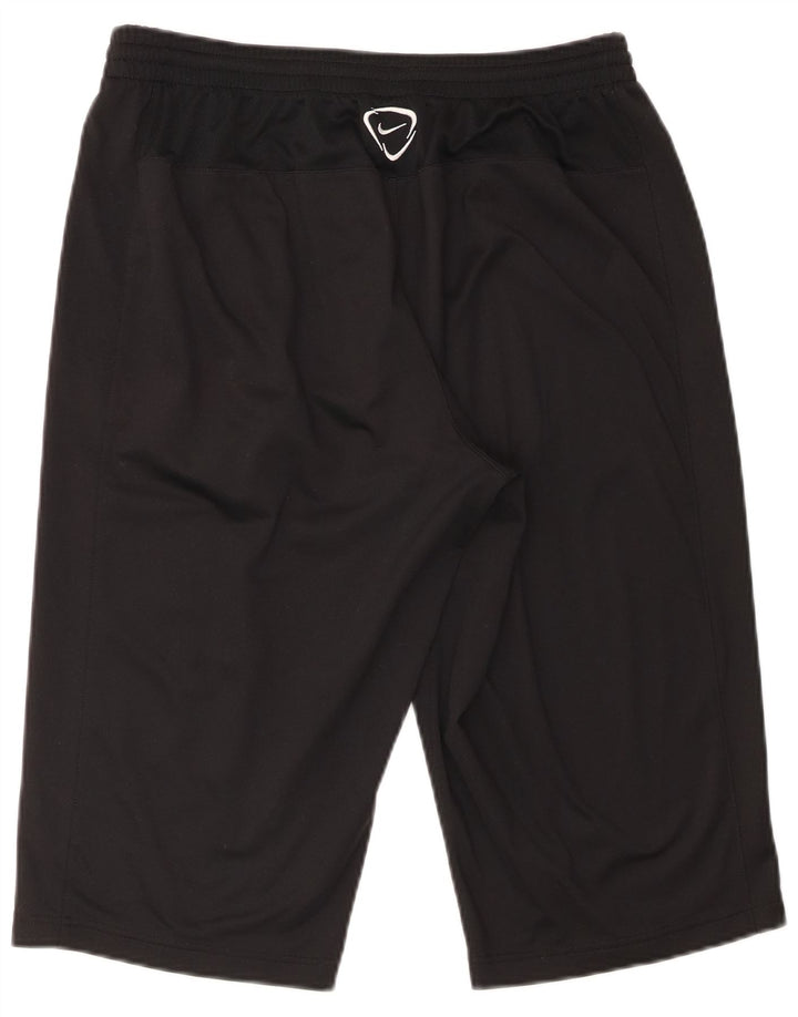Nike Short de sport Dri Fit Bermuda Homme Noir Moyen Polyester