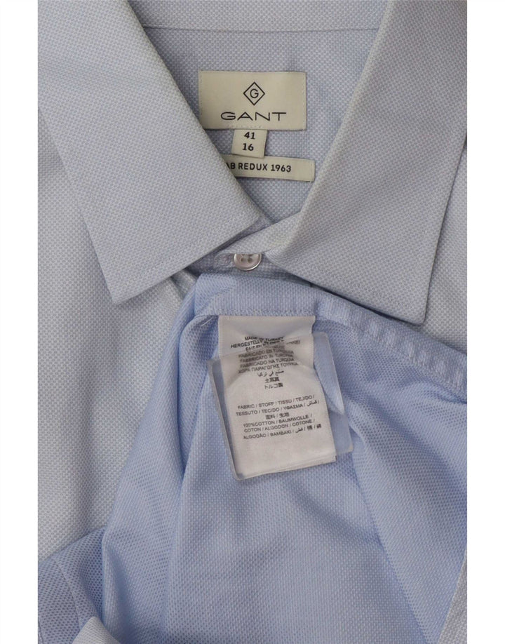 Gant Chemise Homme Taille 41 16 Grand Bleu Coton