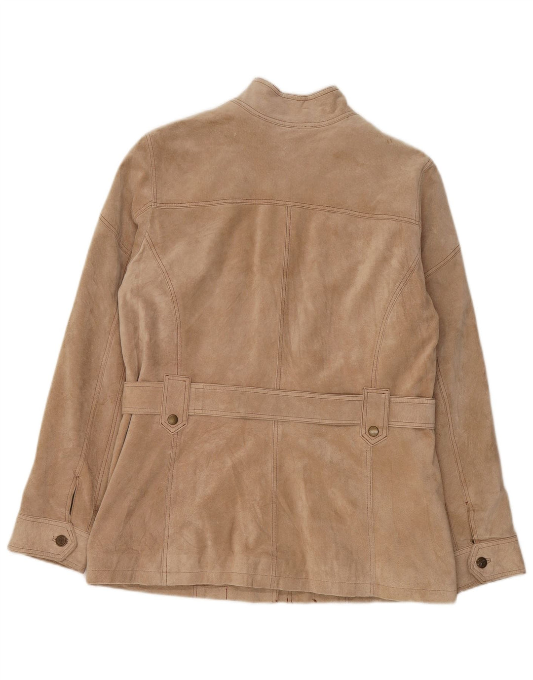 Gipsy Veste en Daim Femme UK 18 XL Cuir Beige