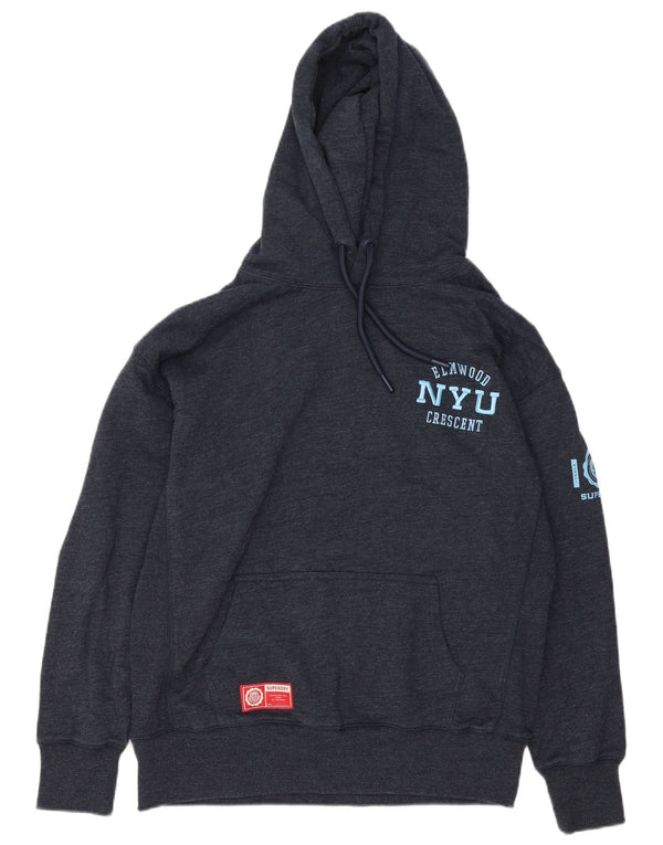 Superdry Graphic Loose Fit Sweat à Capuche XS Bleu Marine Coton