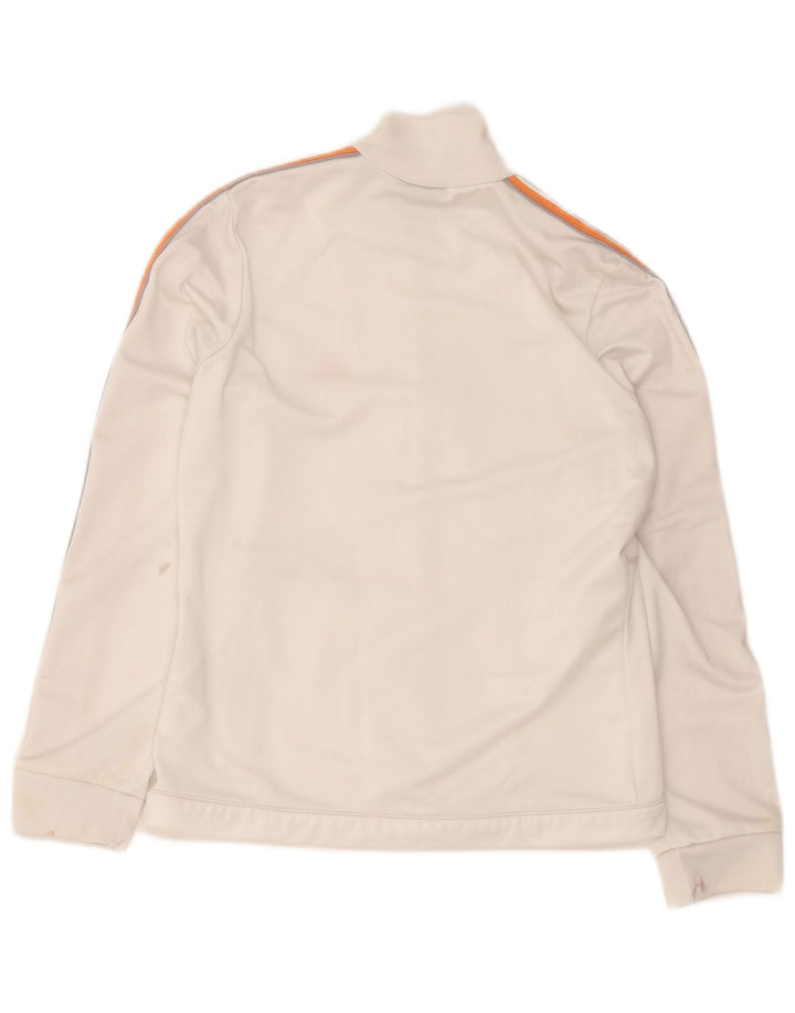 Adidas Veste de survêtement pour femme UK 14 Medium Blanc Polyester