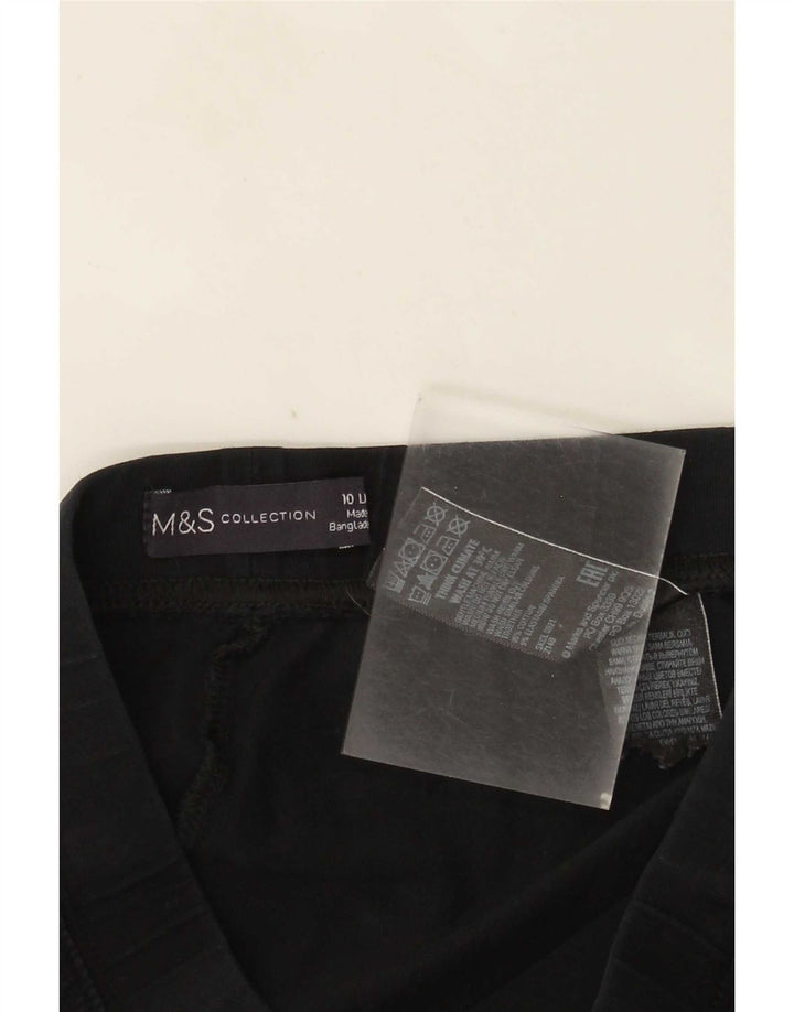 Marks & Spencer Leggings pour femmes UK 10 petit coton noir