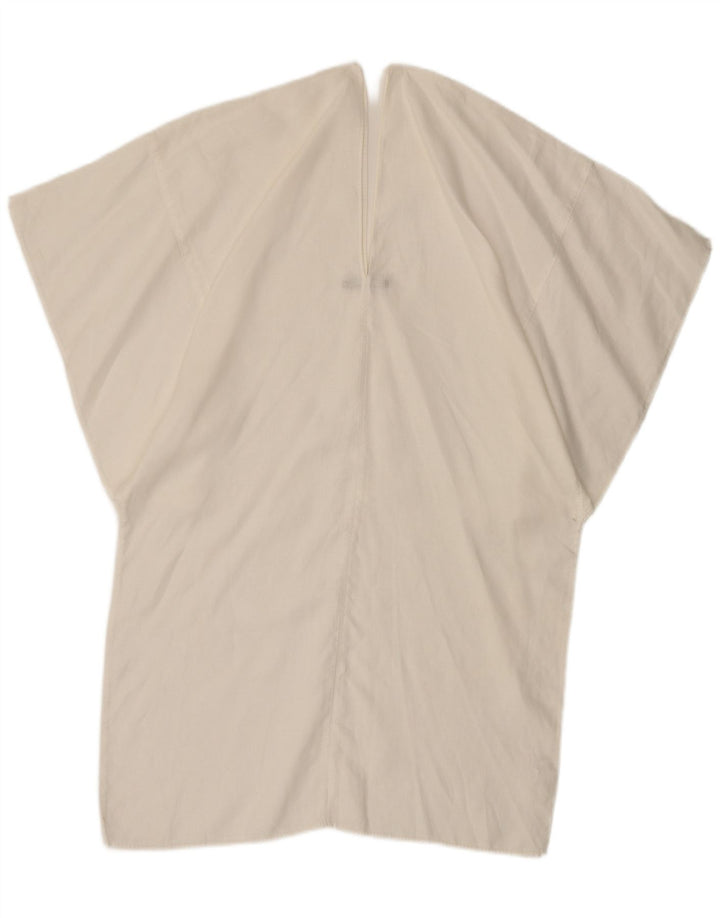 Stefanel Womens Batwing Blouse Top UK 14 Grand Lin Blanc