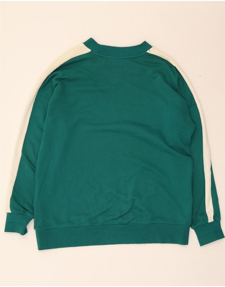 Puma Pull-over en coton color block pour homme, petit, vert