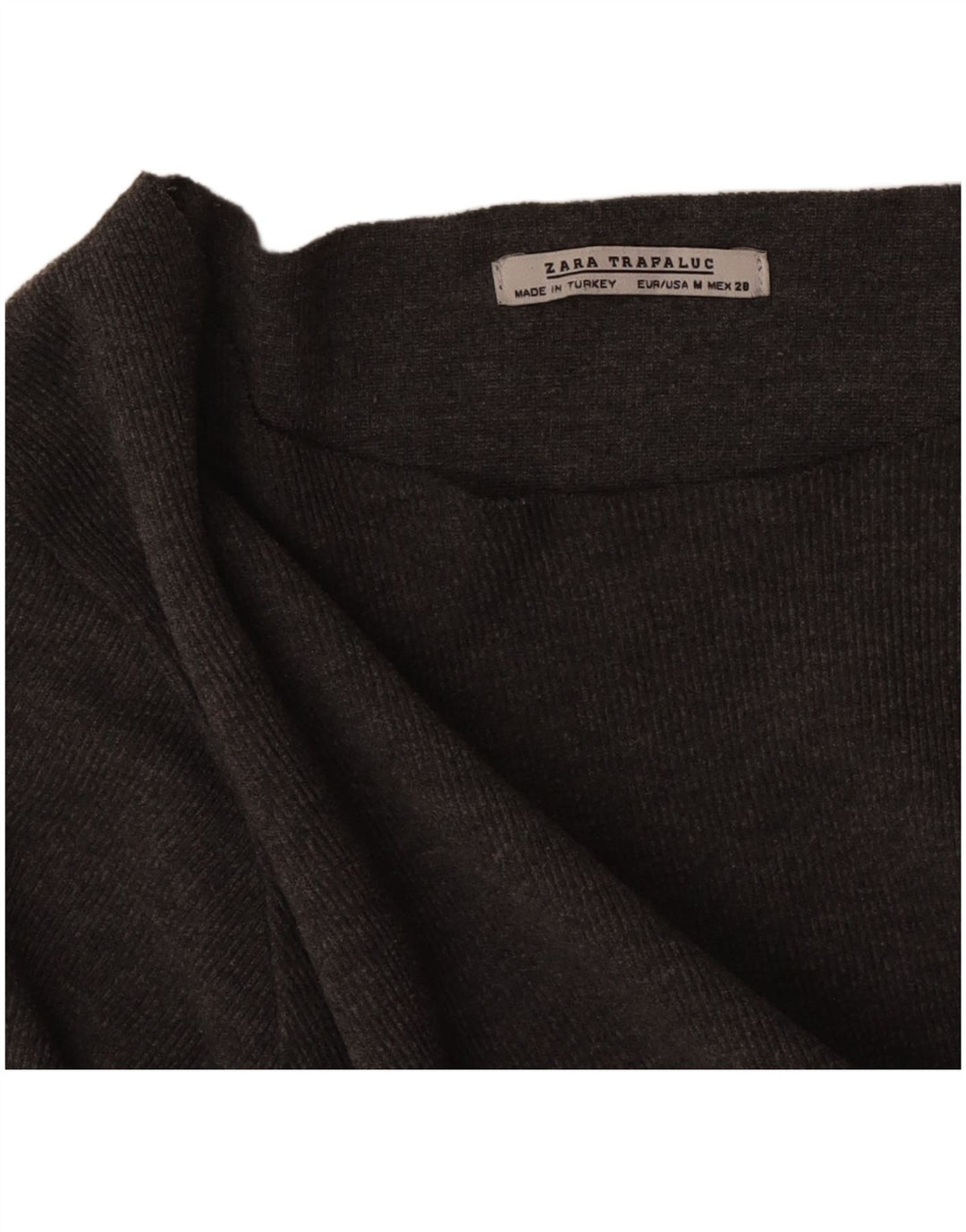 Zara Femme Trafaluc Haut Oversize Manches Longues UK 14 Gris Moyen
