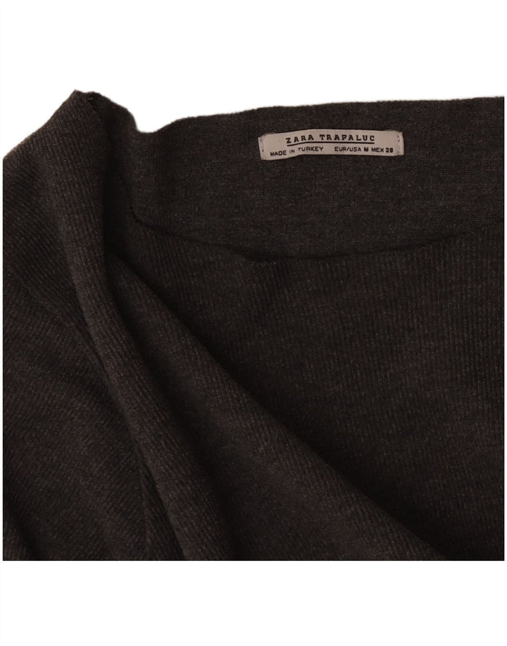 Zara Femme Trafaluc Haut Oversize Manches Longues UK 14 Gris Moyen